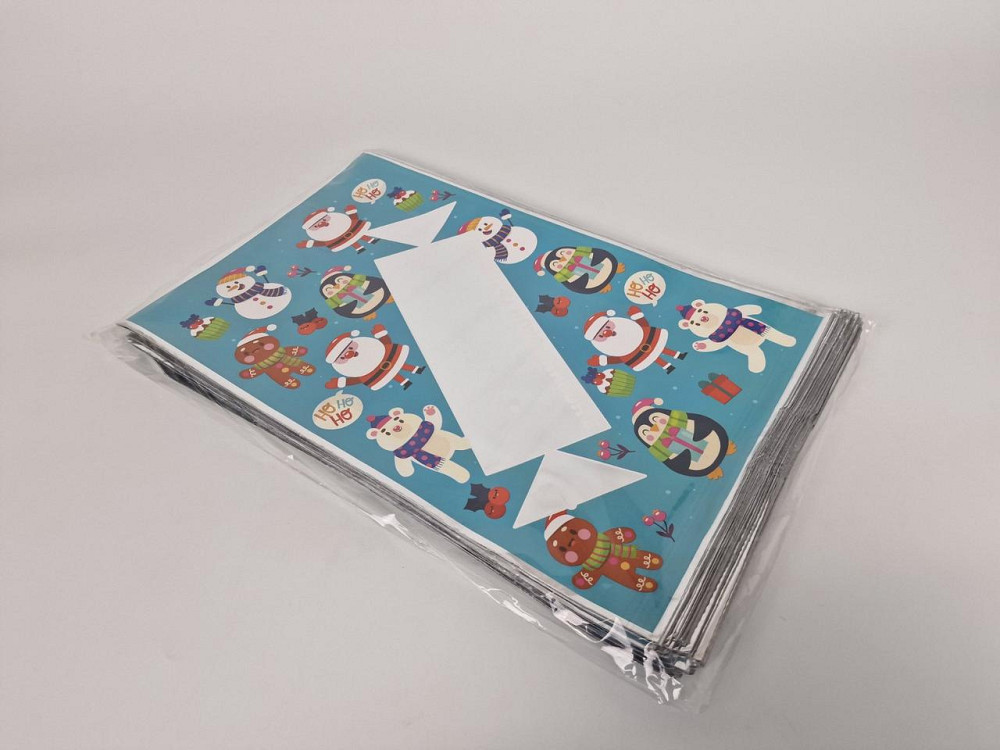 Упаковка новогодняя для конфет и подарков (25*40) №22 "С Новим роком то Різдвом" (100 шт) Харків - фото 2