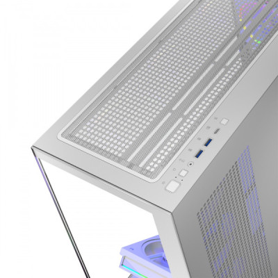 Корпус Modecom VOLCANO STELLAR ARGB MIDI 5x120mm fans WHITE (AT-STELLAR-5F-ARGB-20) Вінниця - фото 9