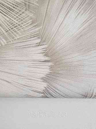 Обои виниловые на флизелиновой основе Rasch Incanto 1.06х10 абстракция фейерверк бежевые золото с серебром 3д Киев