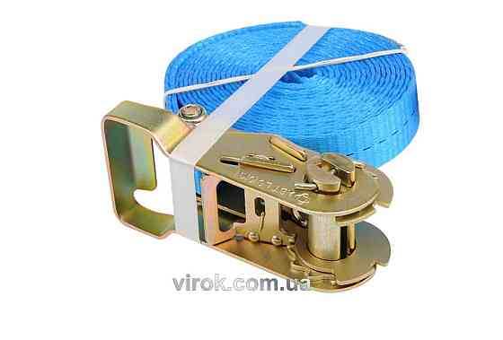 Пас для кріплення багажу з тріщаткою VOREL : 1000 daN, 25мм х 4м [20] Одесса