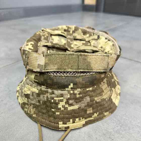 Панама з сіткою, тактична, Піксель, розмір L, ріп-стоп (65% бавовна, 35% polyester), WINTAC, Україна Київ