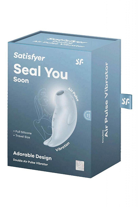 Вакуумный клиторальный стимулятор с вибрацией Seal You Soon Sex Aura Киев - изображение 1