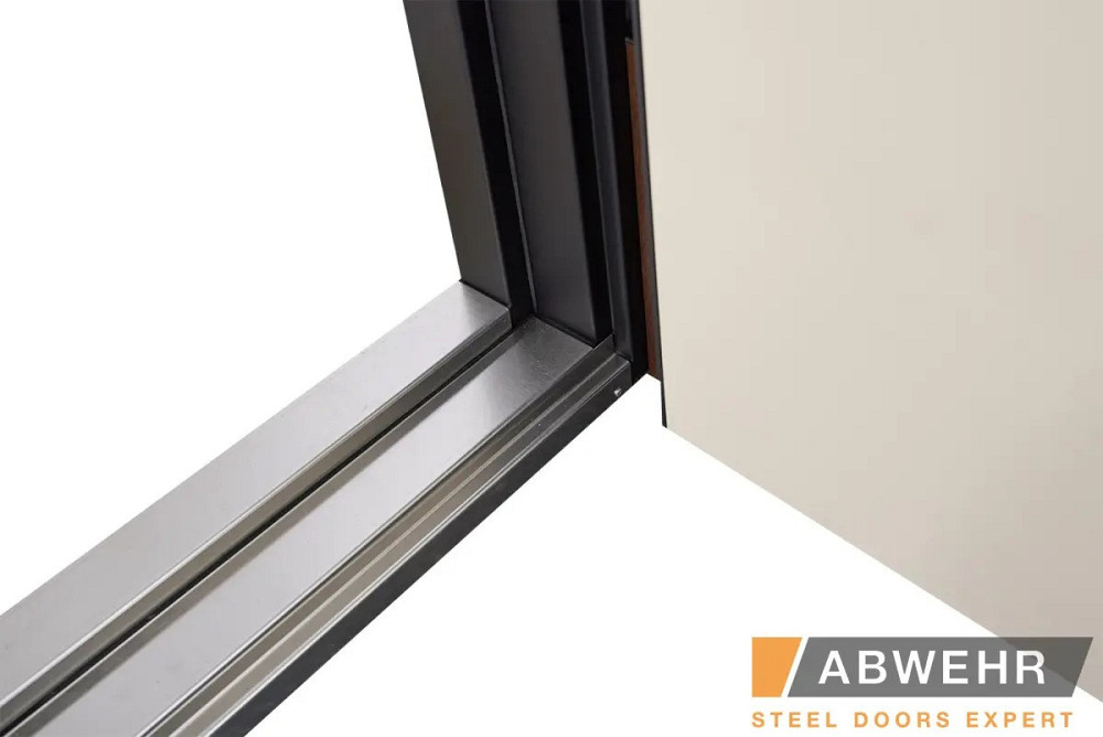 Двері вуличні, модель LP-12 Supreme ТЕРМОРОЗРИВ 3 контури ущільнення, дуб темний/ваніль Київ - фото 6