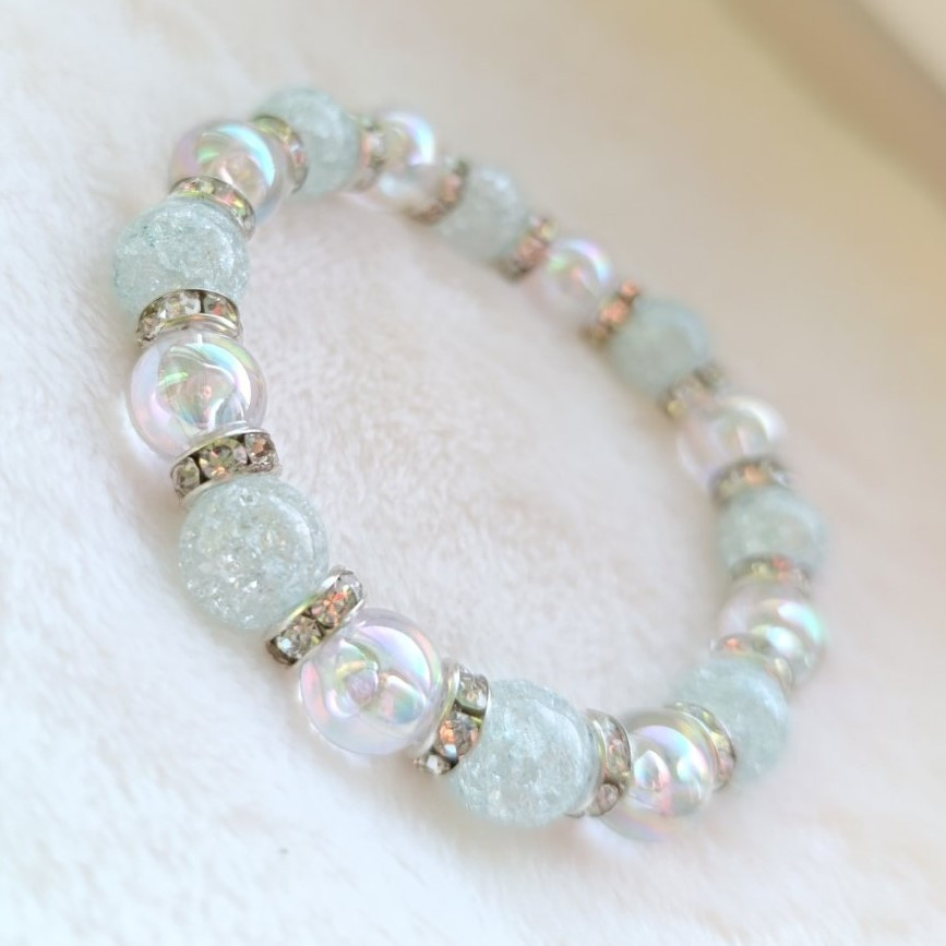 Браслет жіночій  рожевий зі стразами  Pago Одеса - фото 4