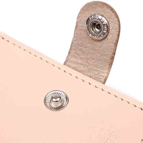 Стильний жіночий гаманець із монетницею шкіряний SHVIGEL 16623 Молочний Київ