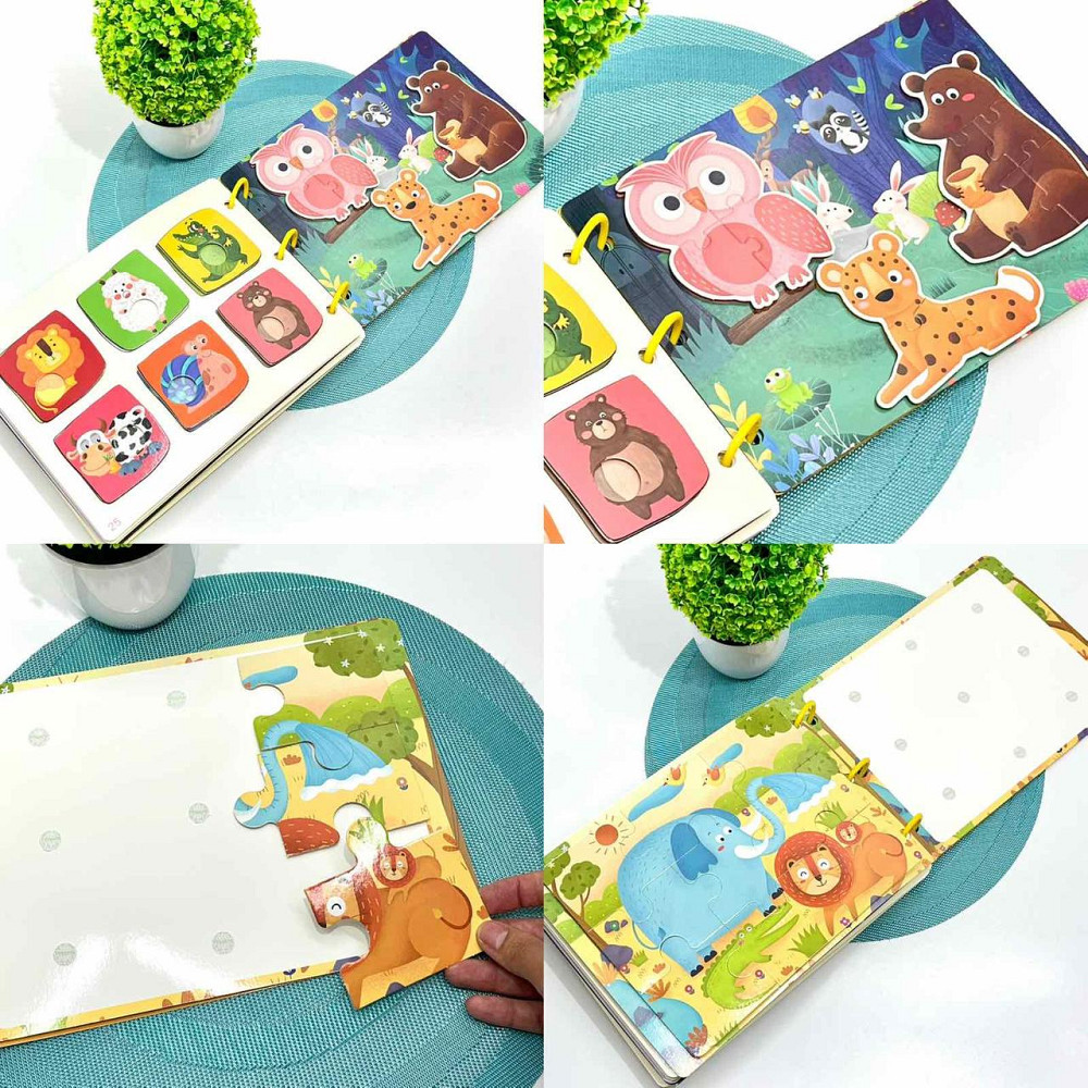 Логічна бізі-книга на липучках для малюків 30 сторінок із завданнями (C 65416) Чернигов - изображение 2