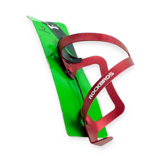 Велокрепление бутылки алюминий (красный) ROCKBROS SHJ-010 для Мукачево