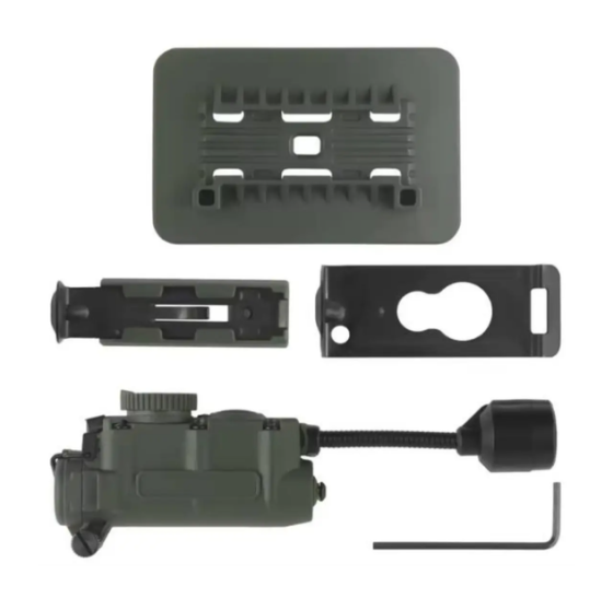 Фонарик на каску WoSport LT-11 5 LED (белый + красный + зеленый + синий + ИК) Оливковый Киев