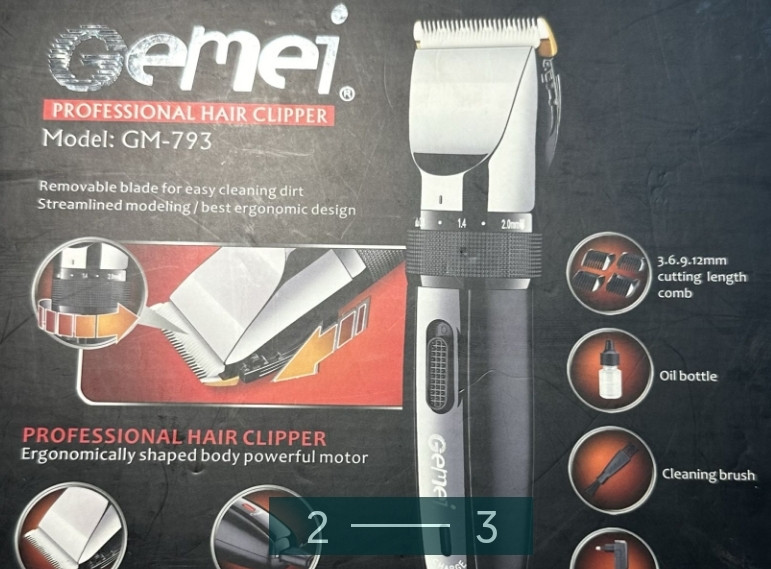 Машинка для стрижки Gemei Харьков - изображение 2