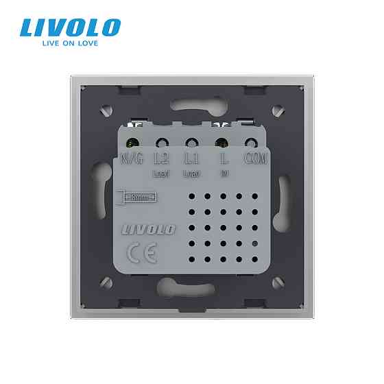 Розетка USB Type-C з Power Delivery 45W Livolo сірий (VL-C7-FCUC-2IP) Коломыя