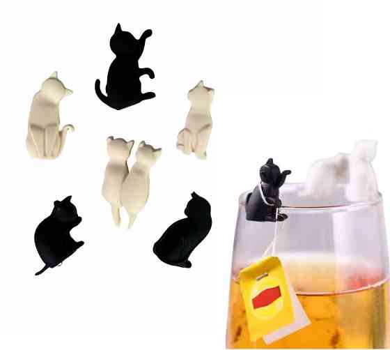 Декоративні прикраси для коктейлю ''Котики'' 6шт. Ровно