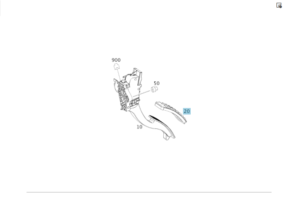 Mercedes-Benz  A1643000082 Накладка на педаль газу GL X164 ML W164 R-class short W251 R-class long V251 ML/GLE W166 GL/GLS X166 GLE Coupe C292 CLA Sho Одеса