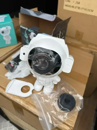 Лазерный ночник-проектор Астронавт звёздное небо с картриджем Коломыя