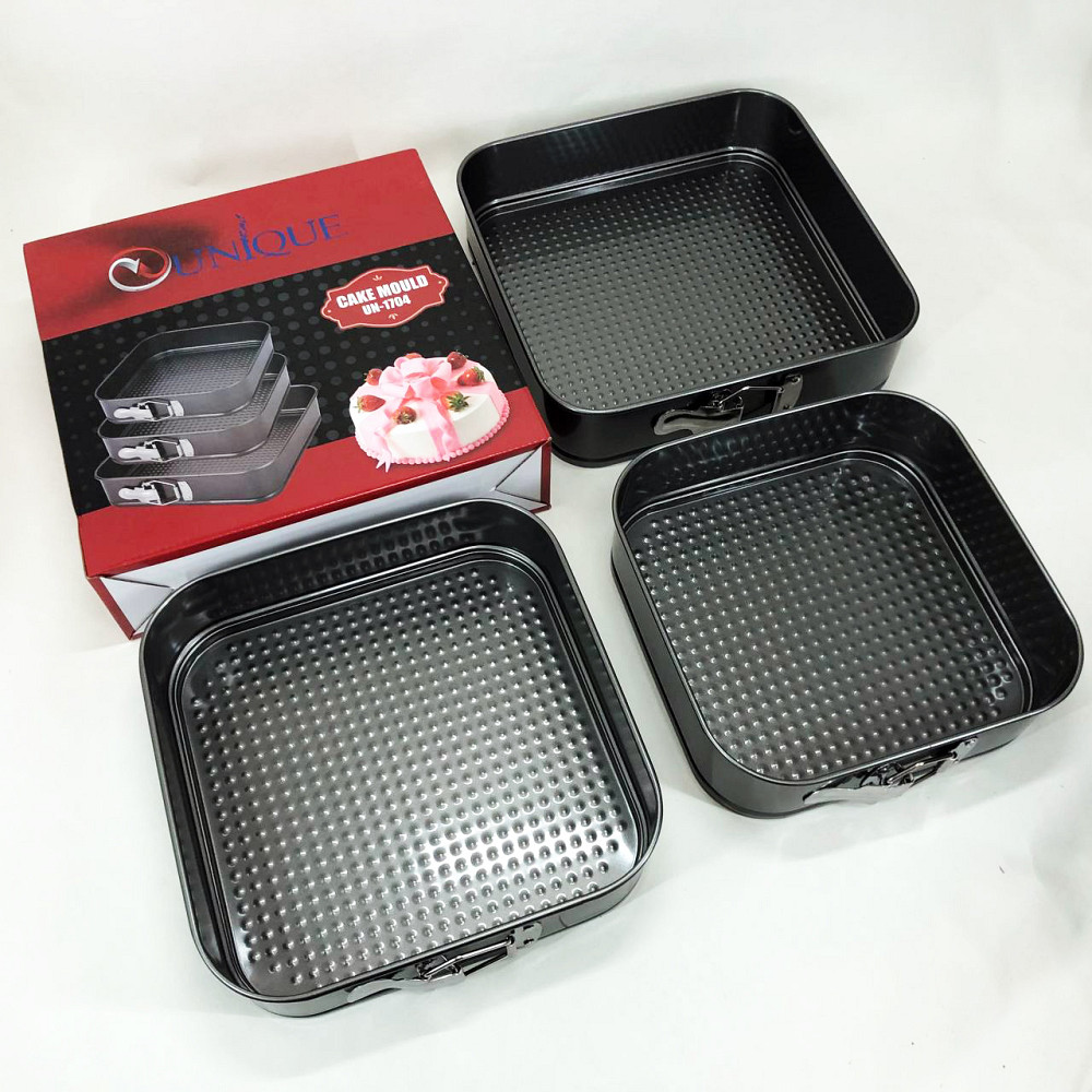 Форма для выпечки круг професиональная Unique, Стальная форма выпечки для пирога Кольца выпекания NJ-94 Львов - изображение 9