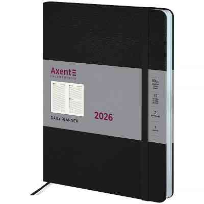 Тижневик Axent датований 2026 Grand Strong, 195х255, чорний (8830-26-01-A) Вінниця