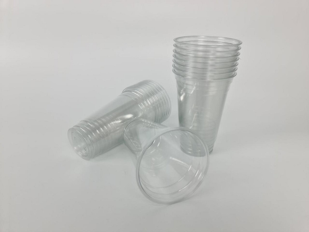 Стакан одноразовий РЕТ щільний, прозорий, 500 мл NEW (50 шт.) Харків - фото 2