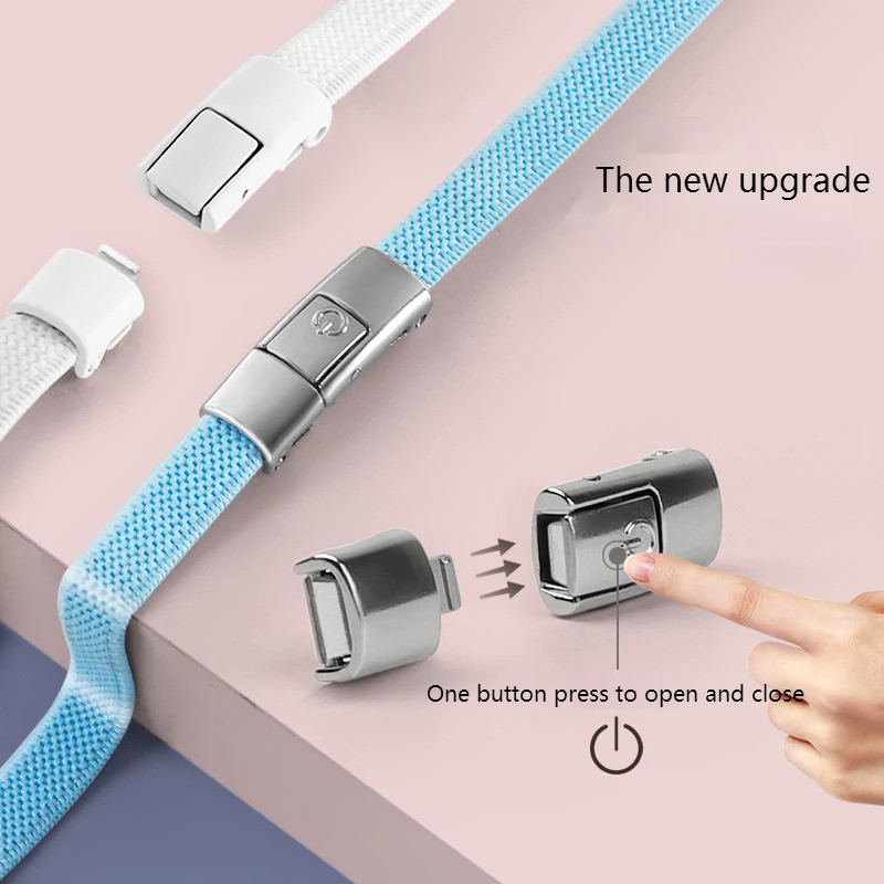 Магнітні шнурки — зручність у кожному кроці | Lace 120cm (сині) Миколаїв - фото 3