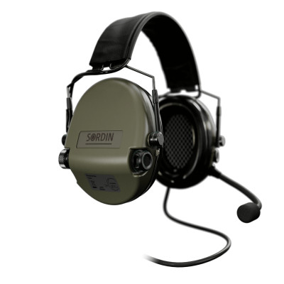 Наушники для стрельбы Sordin Supreme MIL CC Slim Headband Green PVC (74332-06-S) Винница - изображение 2