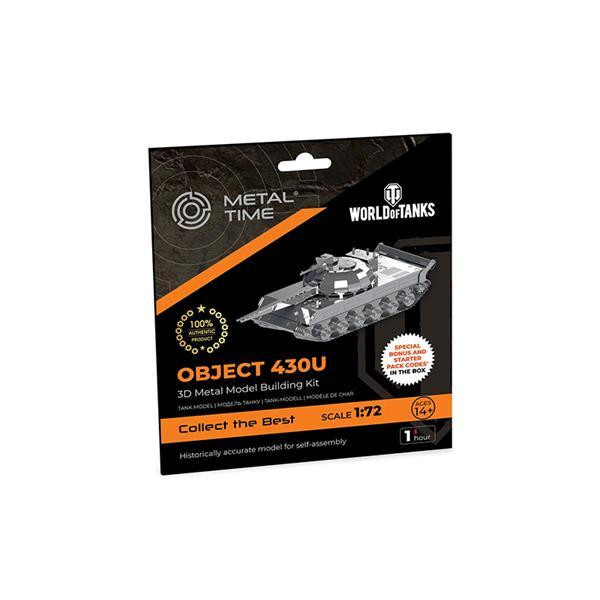 Коллекционная модель-конструктор Metal Time World of Tanks танк Object 430 (MT065) Харьков - изображение 16