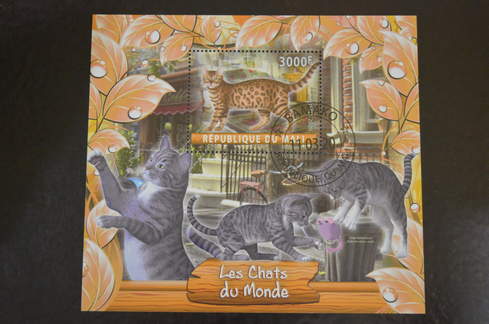 Малі. Марки. Фауна. Блок. 2020 рік (В-4) Полтава - фото 1