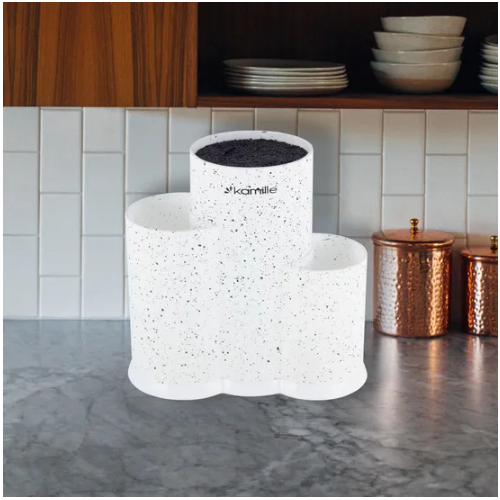 Підставка для ножів 22см (чорний,бiлий,коричн.,сiрий) 7608 KAMILLE Житомир - фото 4