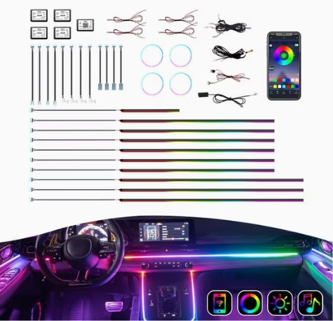 Автомобильная подсветка (18 в1) для салона Киев - изображение 1