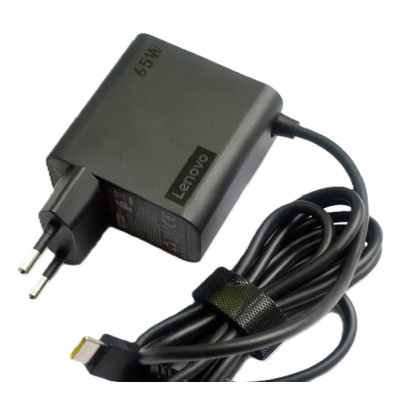 Блок питания к ноутбуку Lenovo 65W разъем USB type-C (ADLX65ULGE2A / A40389) Винница - изображение 1