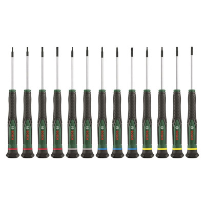 Набір викруток Bosch прецизійних 13шт, SL, PH, TX, HEX, сталь CrV (1.600.A02.Z9N) Вінниця - фото 1