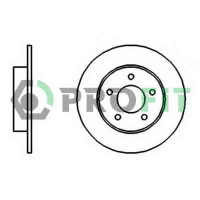 Гальмівний диск Profit 5010-1383 Вінниця