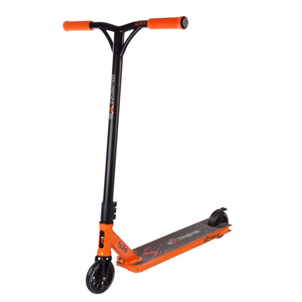 Самокат трюковий 2-х колісний TR21009 (RL7T) Extreme Motion TEAM, PU 110 мм  Помаранчевий Вінниця - фото 1