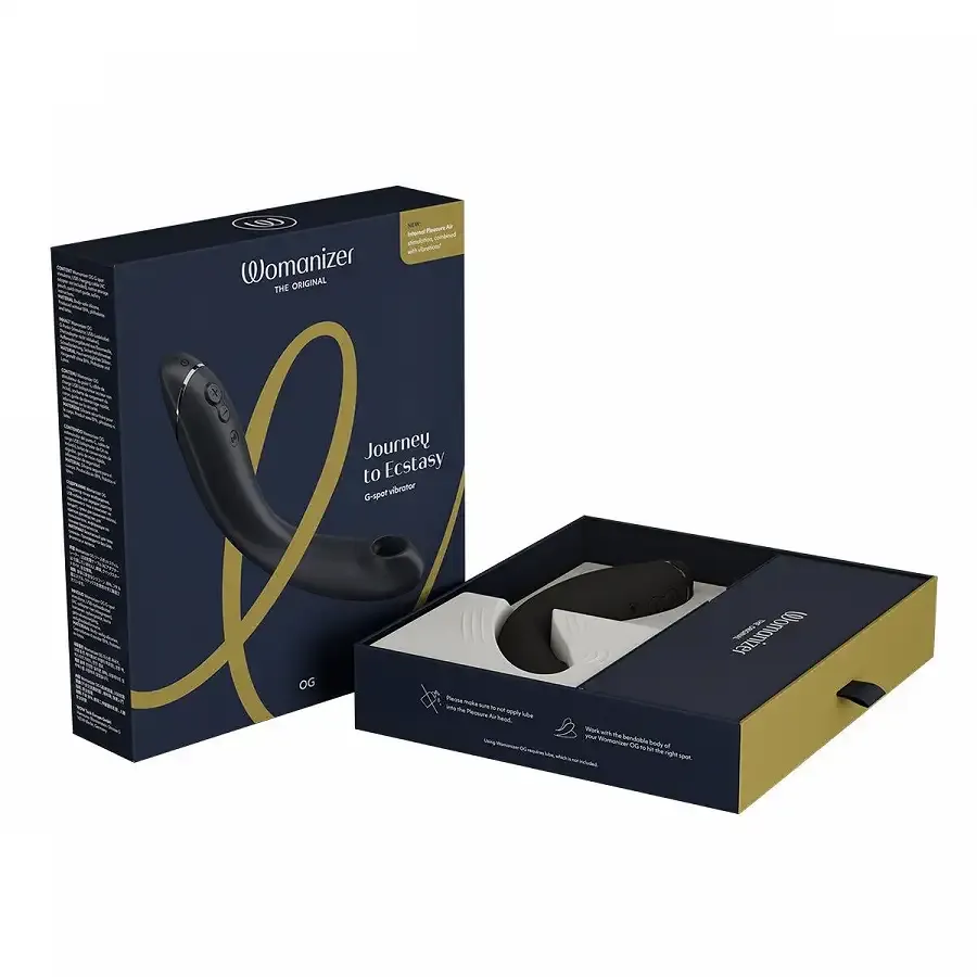 Вібратор для точки G з вакуумною стимуляцією Womanizer OG Dark Grey Львів - фото 8