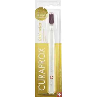 Зубна щітка Curaprox 12460 Velvet Ультрам'яка Біла з пурпуровим (CS 12460-36) Вінниця