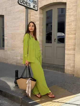 Жіночий костюм трійка з сорочкою, майкою та штанами Одеса