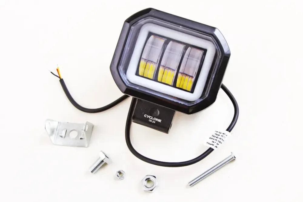 Фара денного світла 97*93* 55м Cyclone 3030 10W/6000К +DRL (керований далекий) Вінниця - фото 1