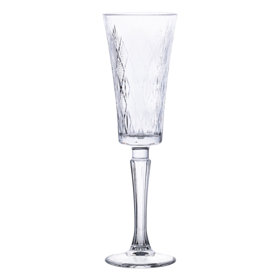 Yiwu Набір келихів для шампанського 6 шт 200 мл скляні на ніжці HP-19-126 Киев