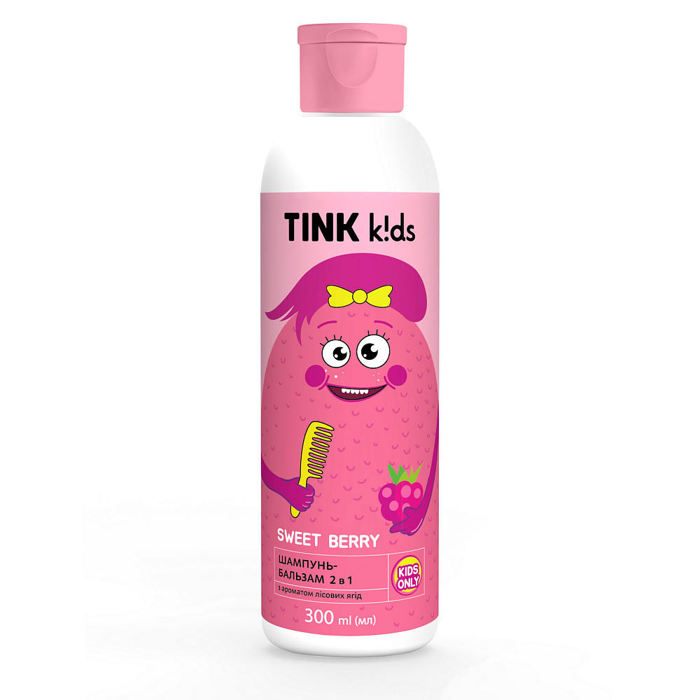 Шампунь-бальзам 2 в1 Sweet Berry kids Tink 300 мл Киев - изображение 1