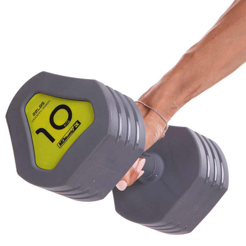 Гантель 10 кг покрытие TPU Zelart-2678-10 Киев - изображение 4
