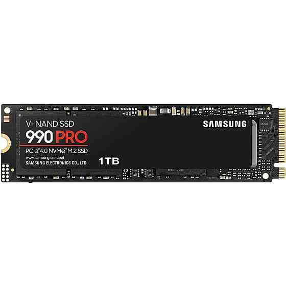 Накопичувач SSD 1ТB Samsung 990 PRO M.2 2280 PCIe 4.0 x4 NVMe V-NAND MLC (MZ-V9P1T0BW) M.2 2280 Харків