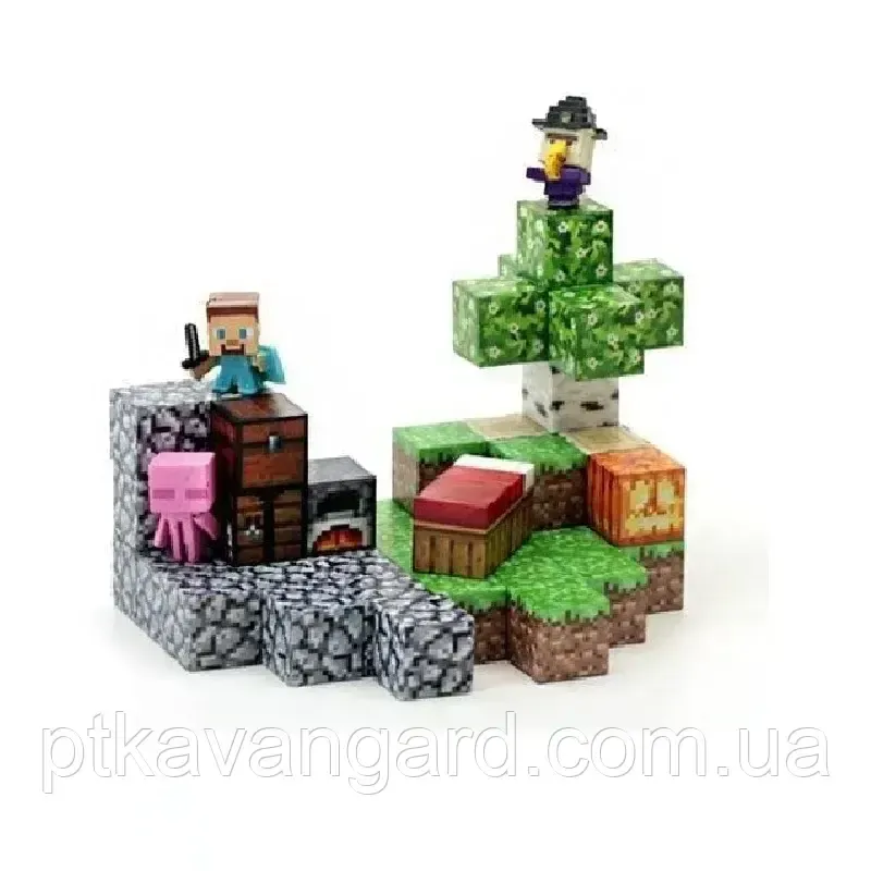 Конструктор магнітний майнкрафт 49 магнітних блока Dream World LZCK 032 Хмельницький - фото 1