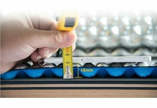 Килимок складний IXPE Naturehike NH19QD008, алюмінієва плівка, 185x56х1,8 см, блакитний Київ - фото 5