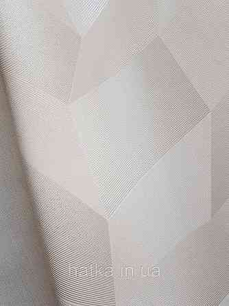 Шпалери метрові вінілові на флізеліні Sintra Vila геометрія фігури 3д бежеві сріблясті 534618 Київ