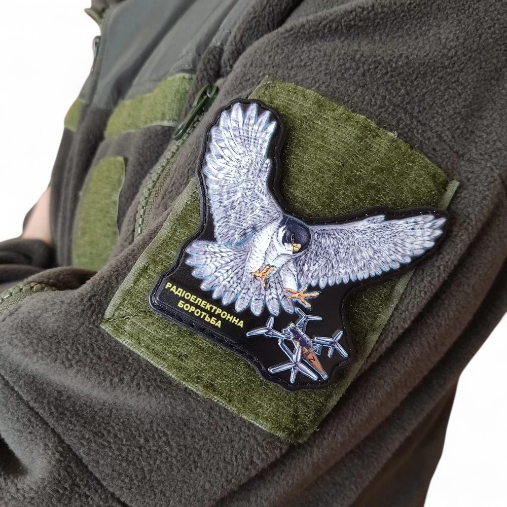 Патч / шеврон Птах і напис Радіоелектронна боротьба Запоріжжя - фото 2
