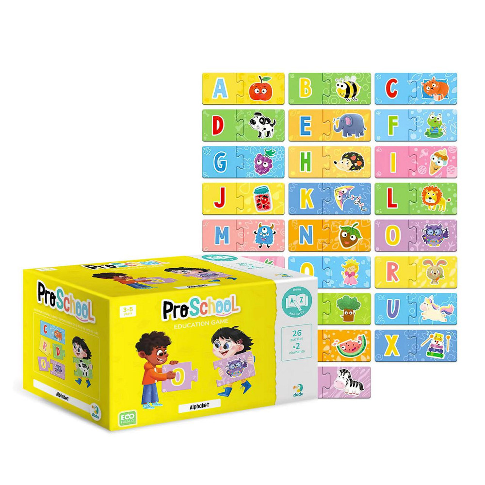 Гра навчальна DoDo Англійська абетка 26 пазлів (301226) Чернігів - фото 1