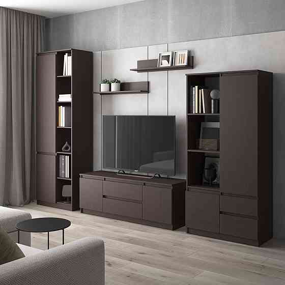 Комплект мебели в гостиную VAYS, шкаф R-26 шкаф R-27 тумба R-28 полки М-22 Львов