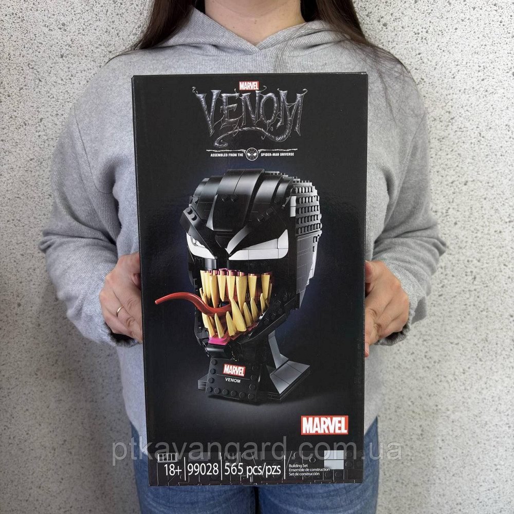 Конструктор голова Венома 565 деталей Super Heroes Marvel 99028 Хмельницький - фото 1