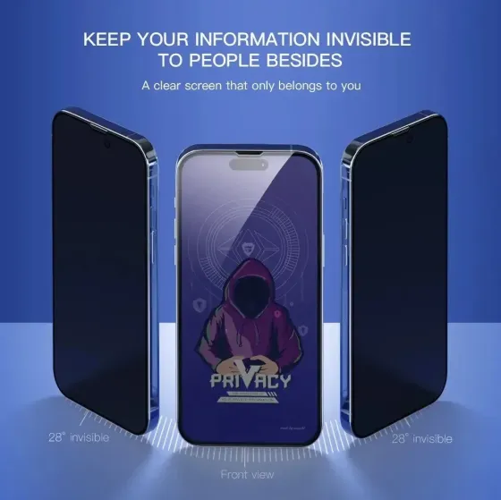 Захисне скло iPhone 15 Privacy (Антишпигун) Одеса