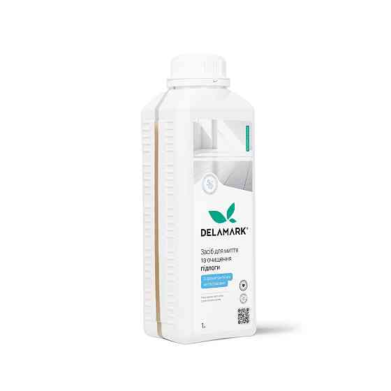 Засіб для миття підлоги білі квіти бавовни DeLaMark 1 л Київ