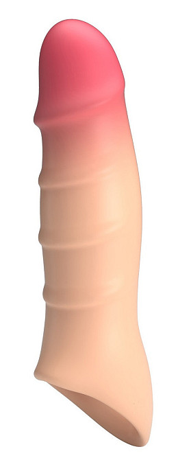 Насадка на член - Pretty Love Damell Penis Sleeve Flesh Sex Aura Київ - фото 11