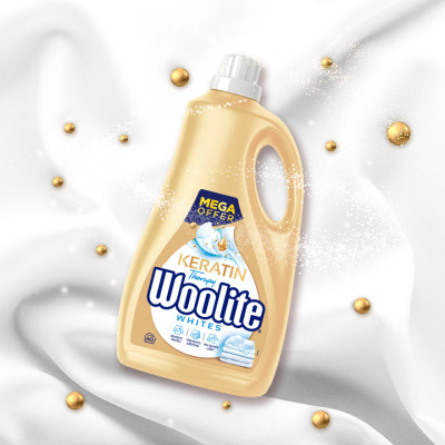 Гель для прання Woolite Для світлих та білих тканин З кератином 3.6 л (5900627090550) Вінниця - фото 3