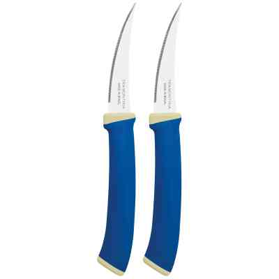 Набір ножів Tramontina Felice Blue Tomato 76 мм 2 шт (23495/213) Вінниця